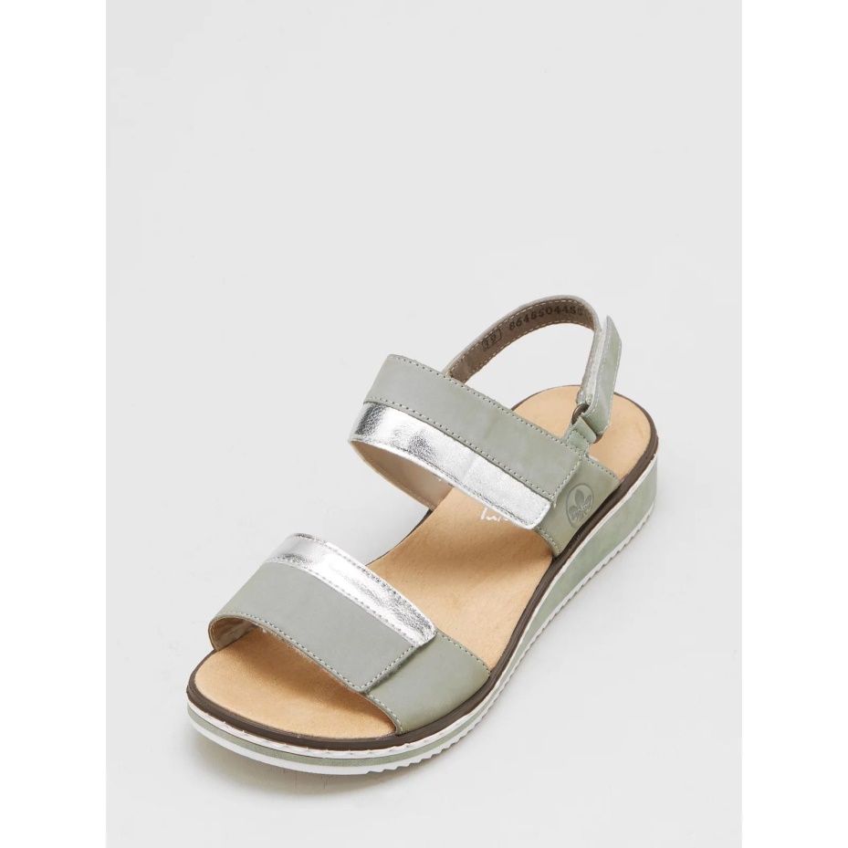 Rieker Sandal with Double Strap Green