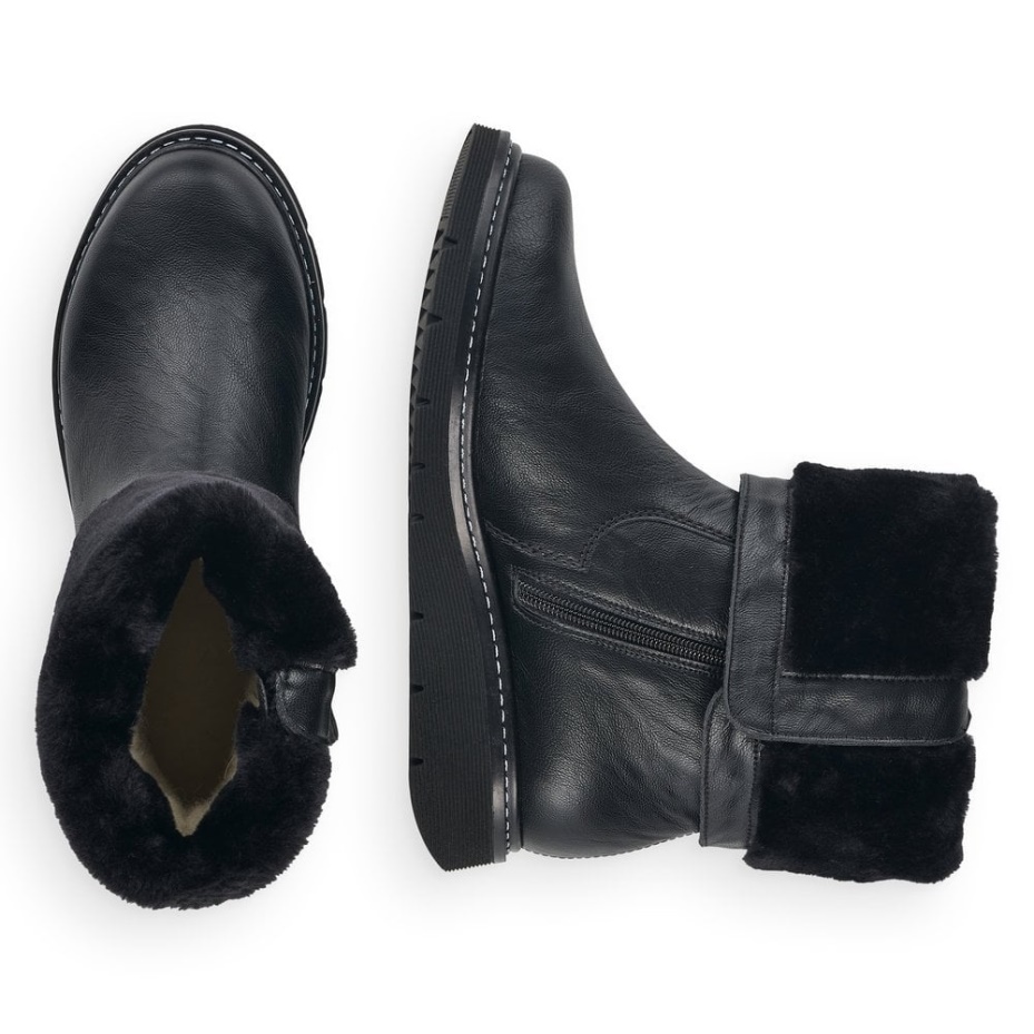 Rieker Black Remonte D3976 Women Boots