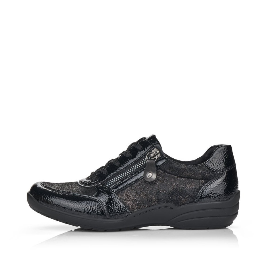 Rieker Black Remonte R7637 Women Shoes