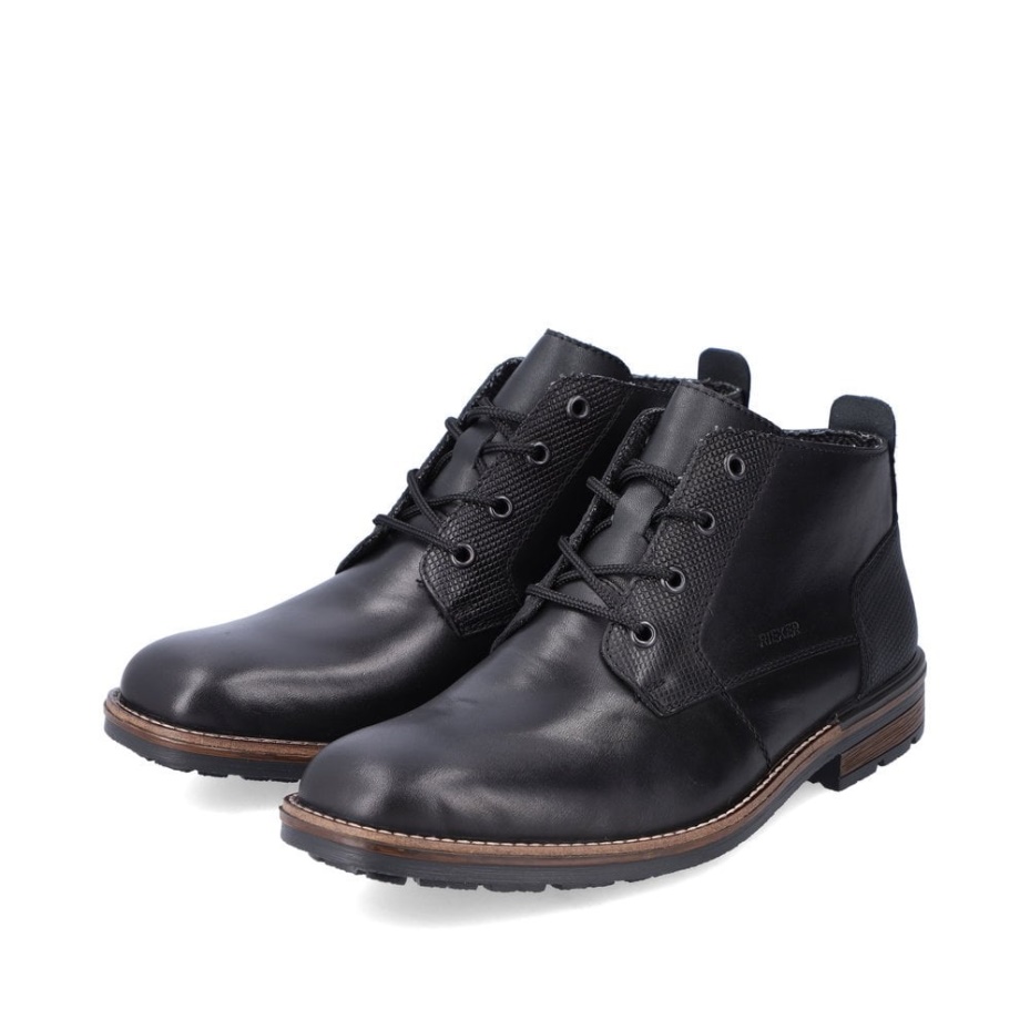 Black Rieker B1322 Men's Boots