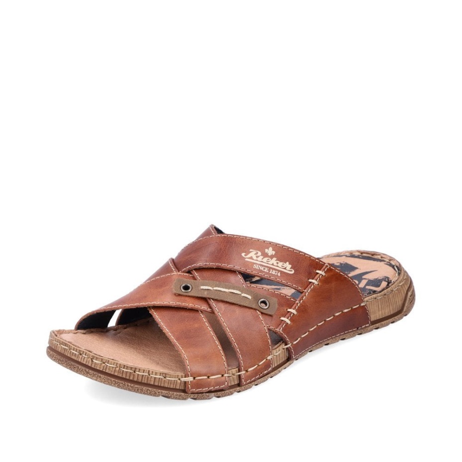 Brown Rieker 21999 Men's Sandals