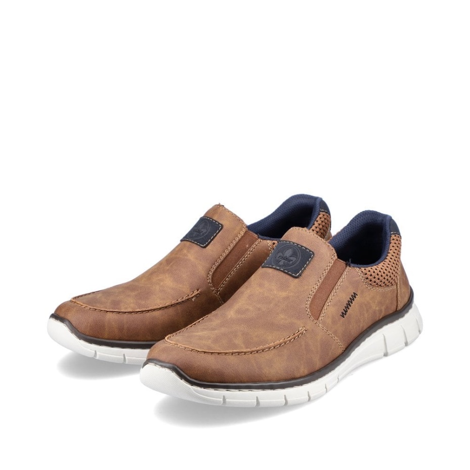 Brown Rieker B7756 Men's Shoes