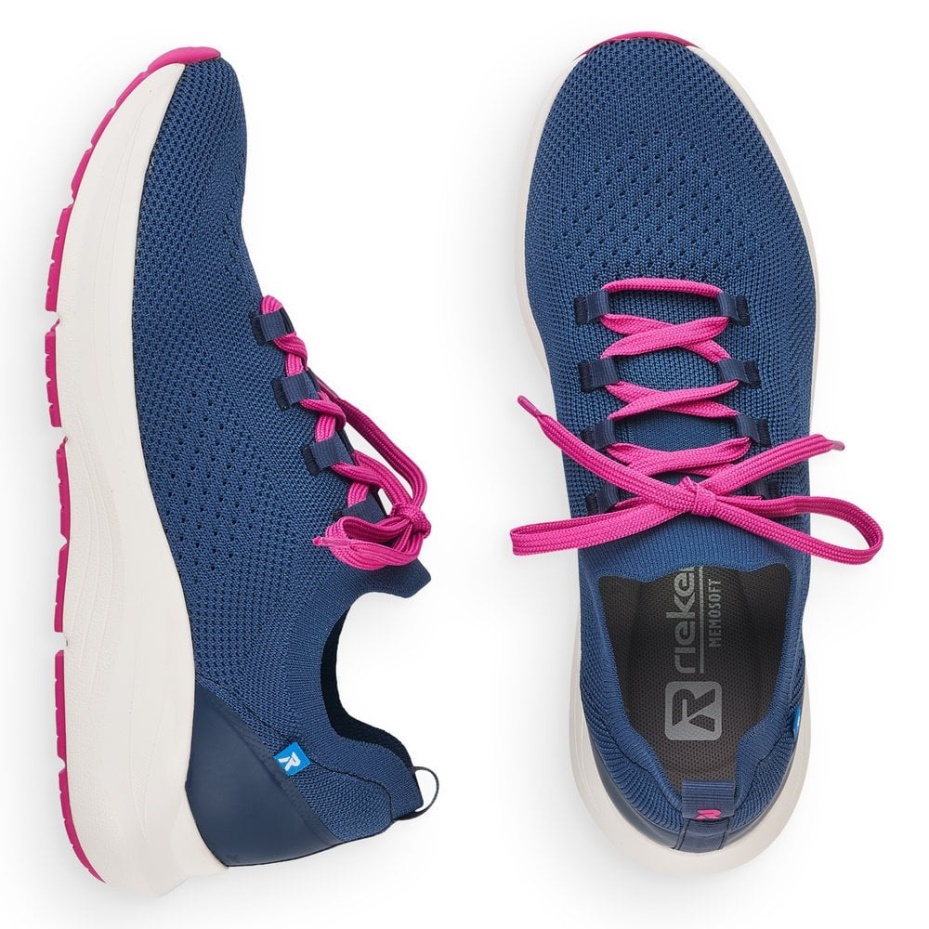 Rieker R-Evolution 42101 Women Shoes Blue