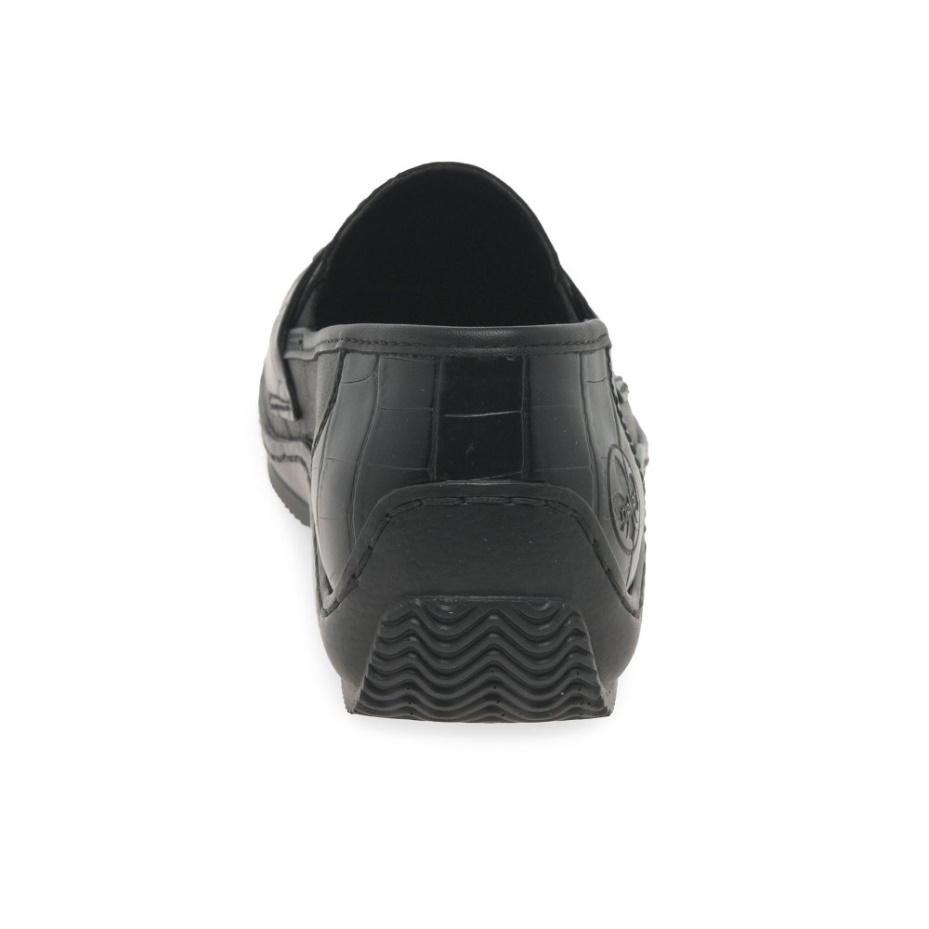 Black Rieker Caris Womens Shoes