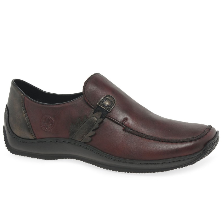 Rieker Carol Womens Shoes Bordo