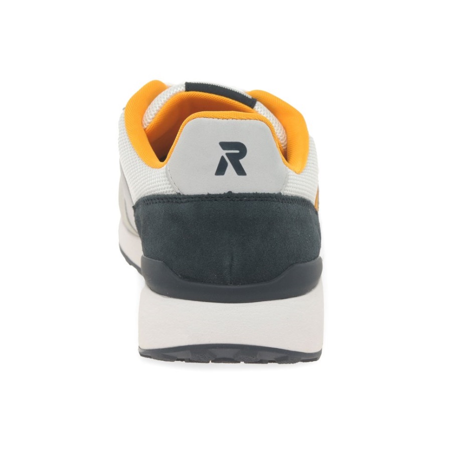 White Rieker Frank Mens Trainers