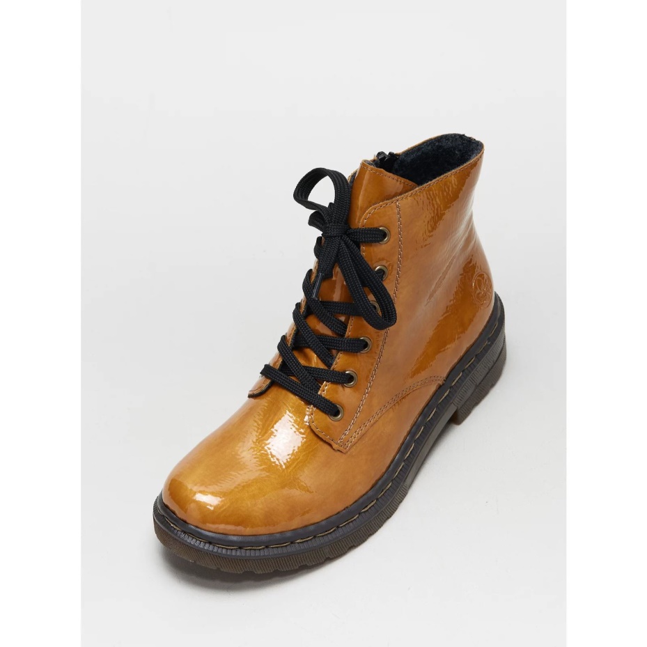 Ochre Rieker Lace Ankle Boot