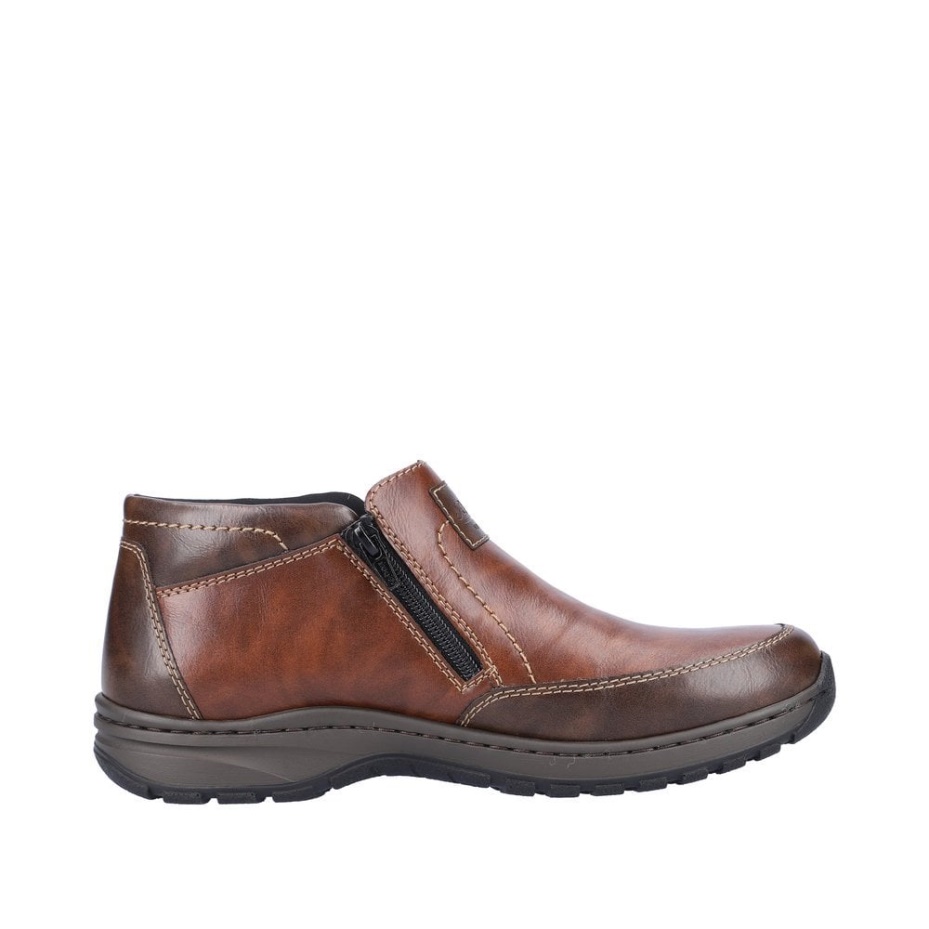 Rieker 03352 Men's Shoes Brown