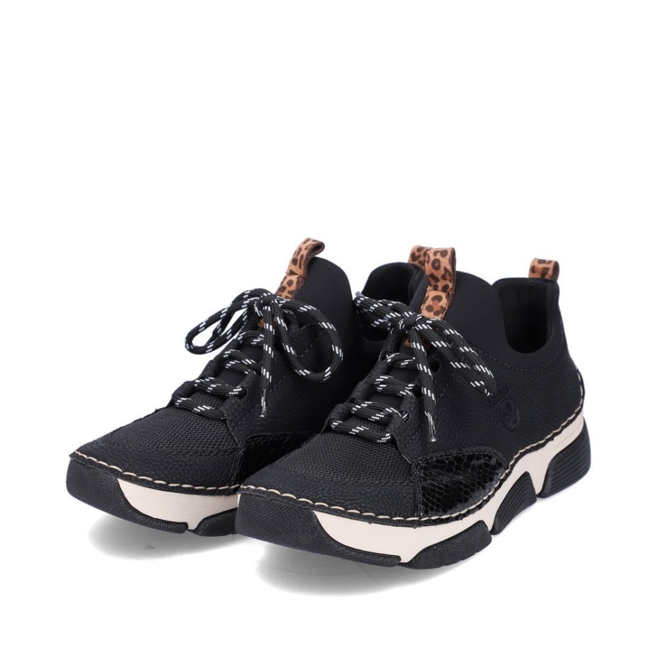 Rieker 45913 Women Casual Shoes Black