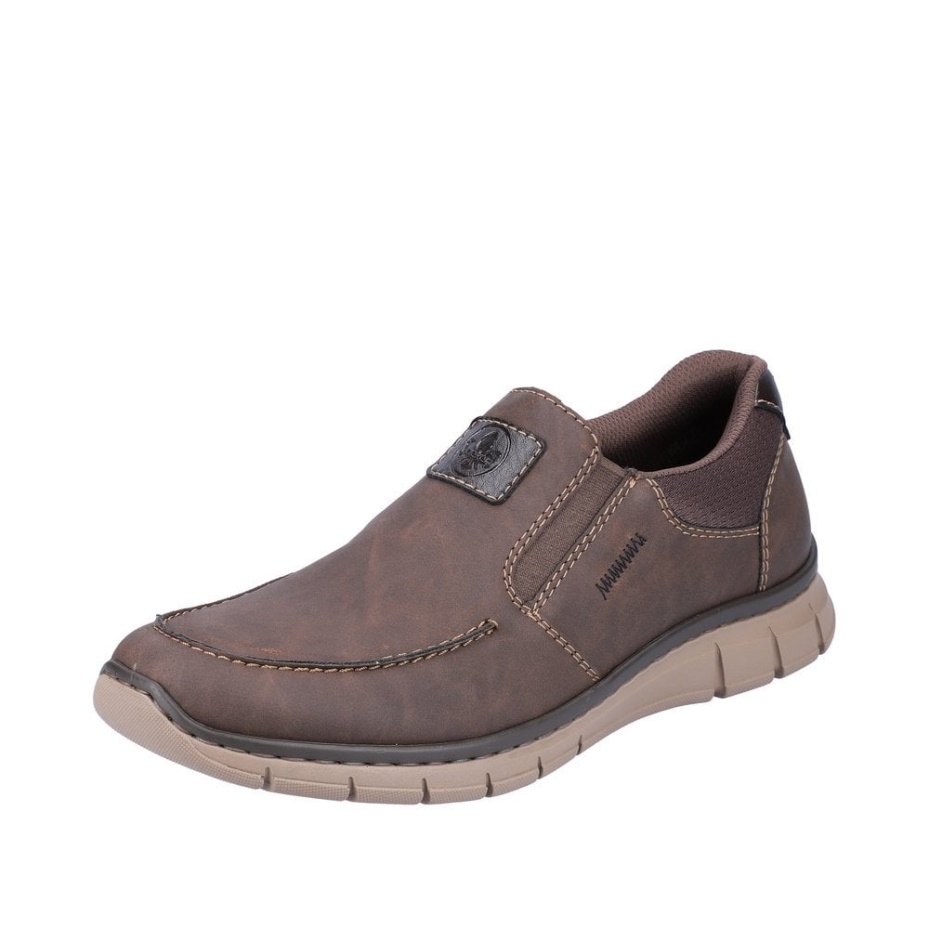 Rieker B7756 Men's Shoes Brown