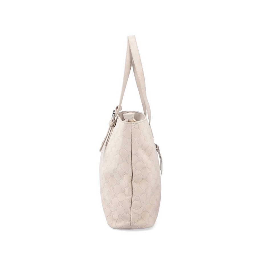 Rieker H1491-60 Women Beige Zipper Bag Beige