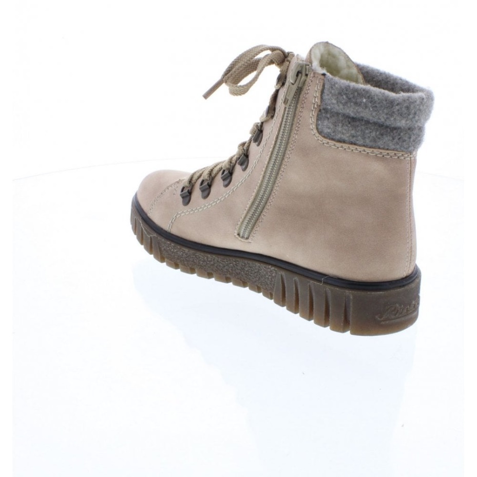Rieker Y3440 Women Pale Pink Ankle Boots