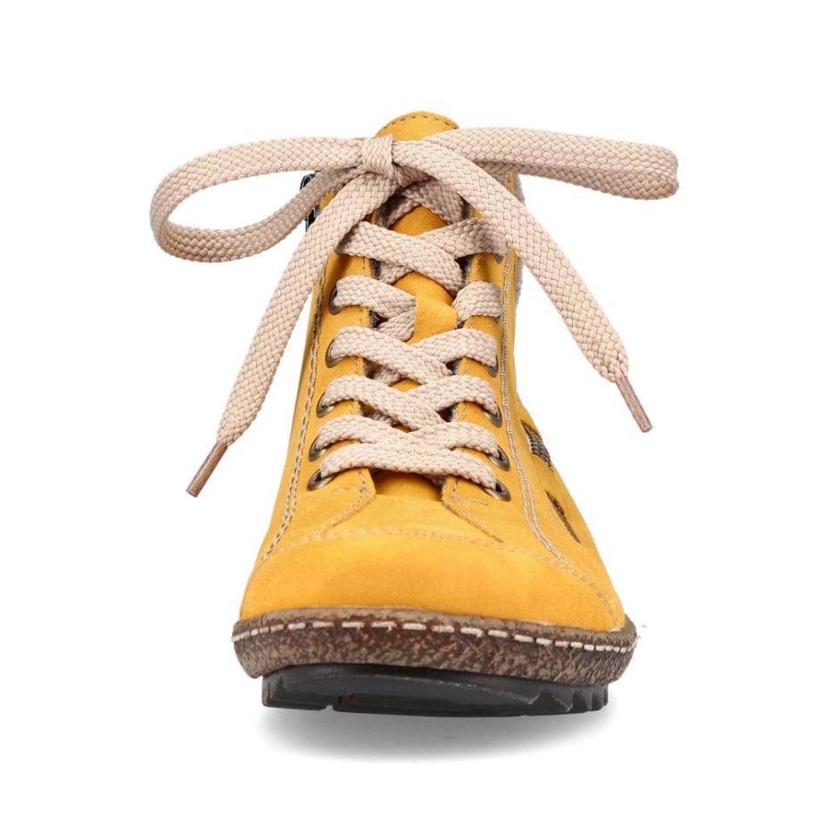 Yellow Rieker L7543 Women Ankle Boots