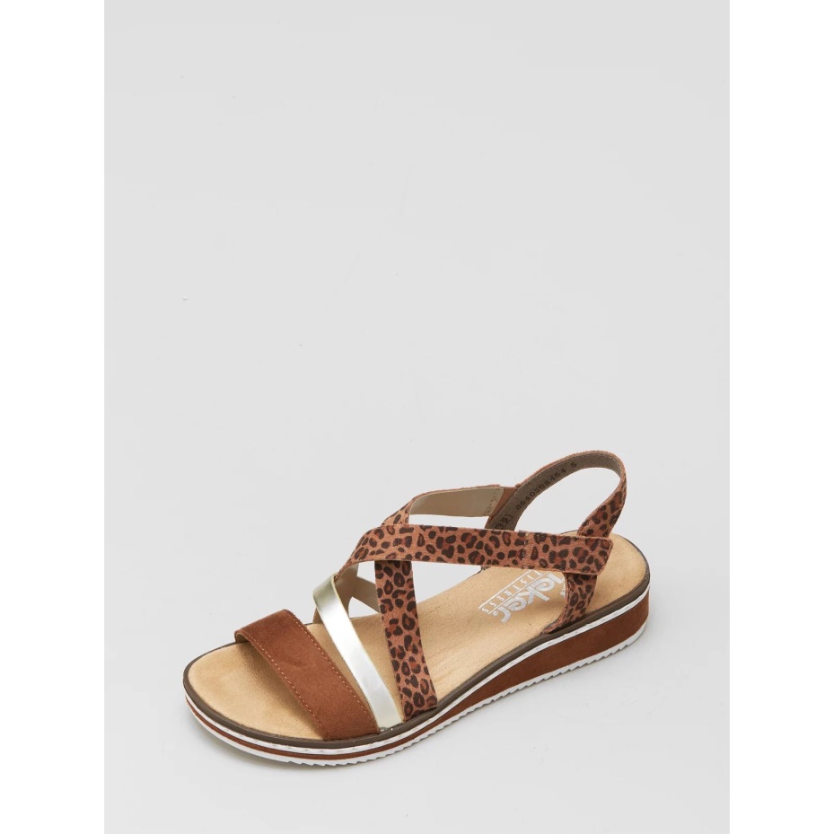 Rieker Cross Strap Sandal Navy