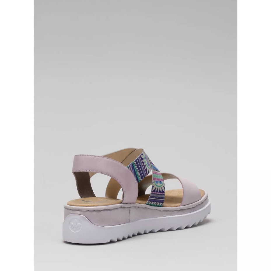 Navy Rieker Sandal with Multi Strap
