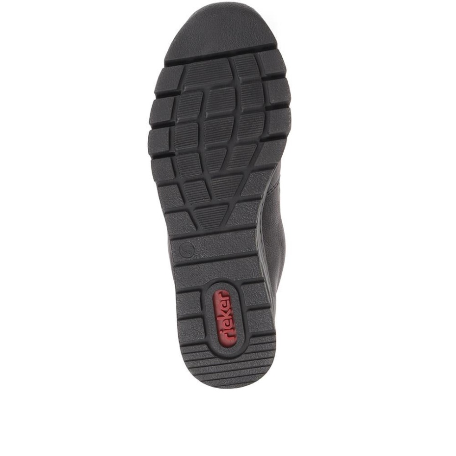 Rieker Black Smart Slip-On Shoes