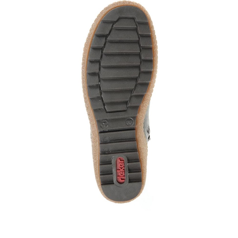 Rieker Blue Joely Ankle Boots