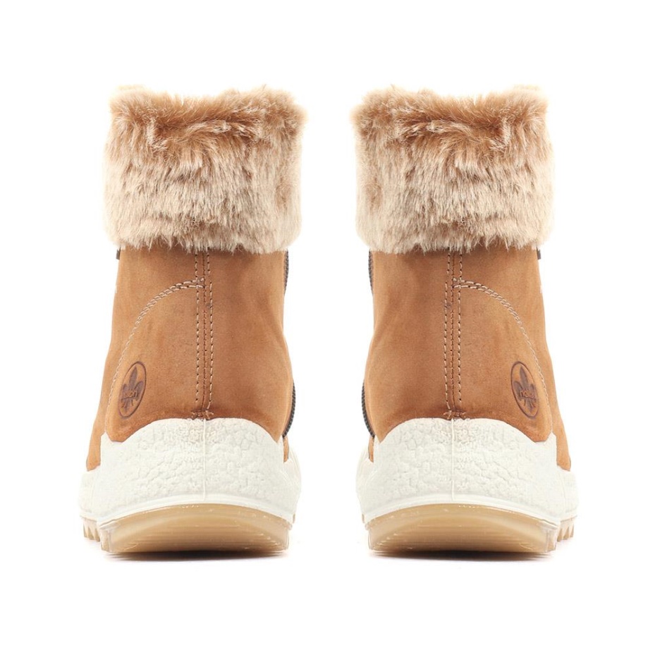 Rieker Brown Multi Lace Up Hiker Boots