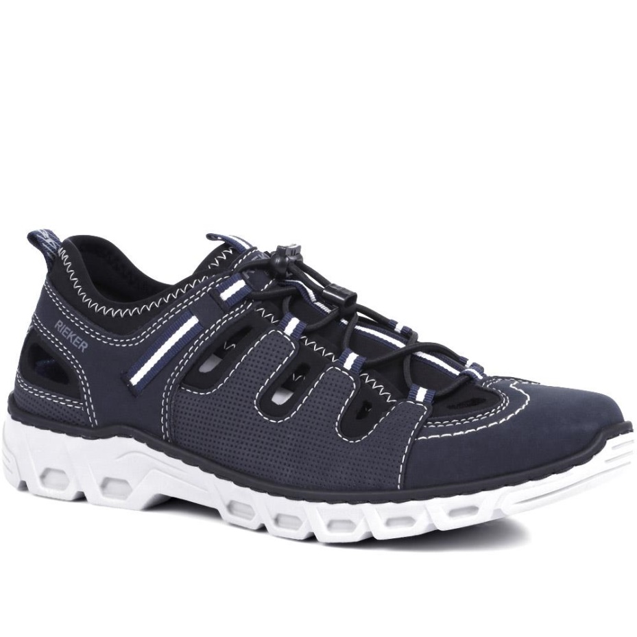 Rieker Casual Slip-On Trainers Navy