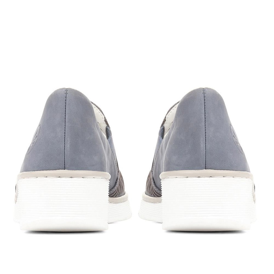 Rieker Denim Slip-On Summer Shoes