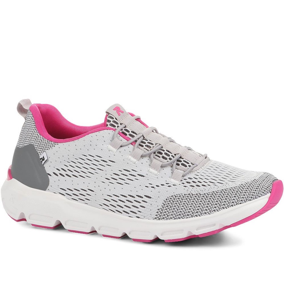 Rieker Grey Multi R-Evolution Slip-On Trainers