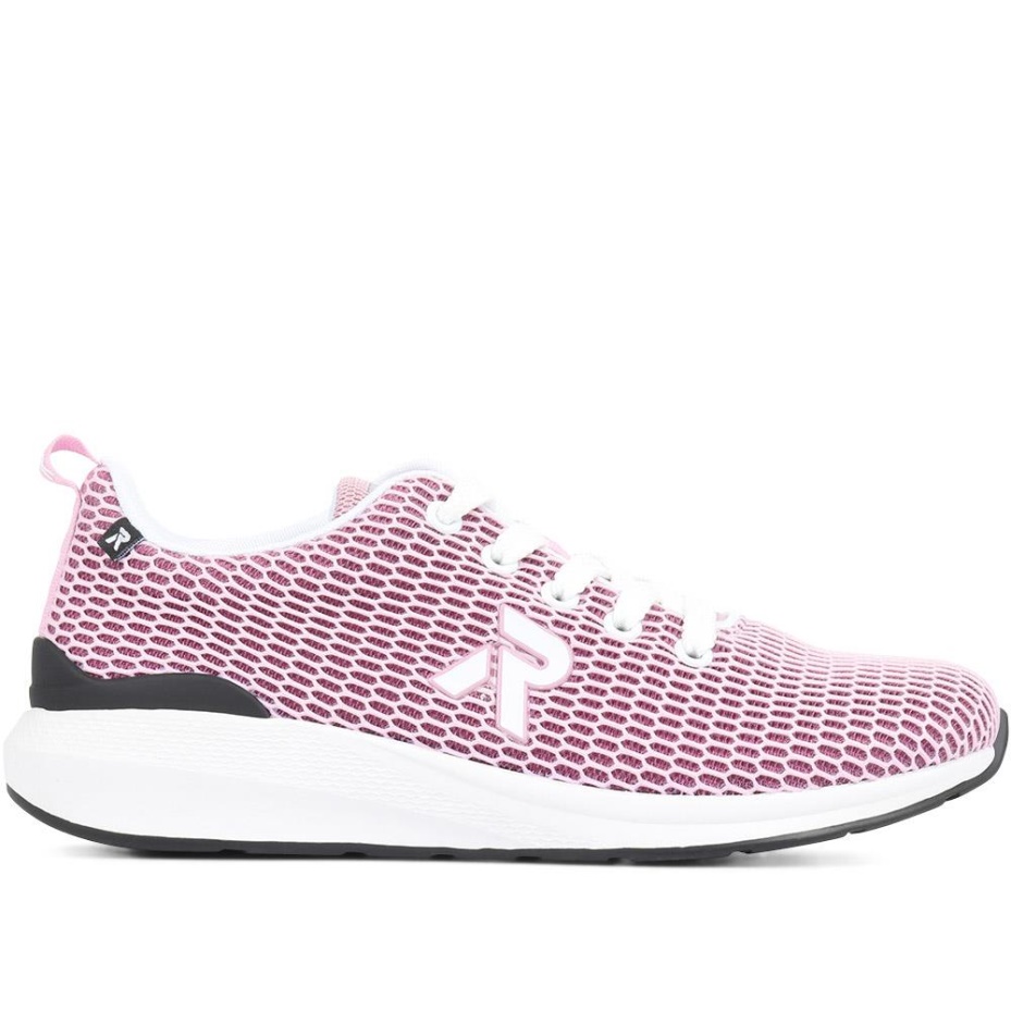Rieker Lavender Lightweight Lace-Up Trainers