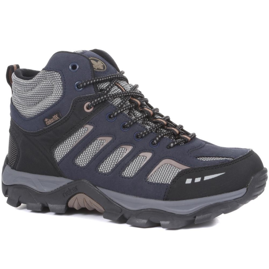 Rieker Navy Multi Ankle Walking Boot