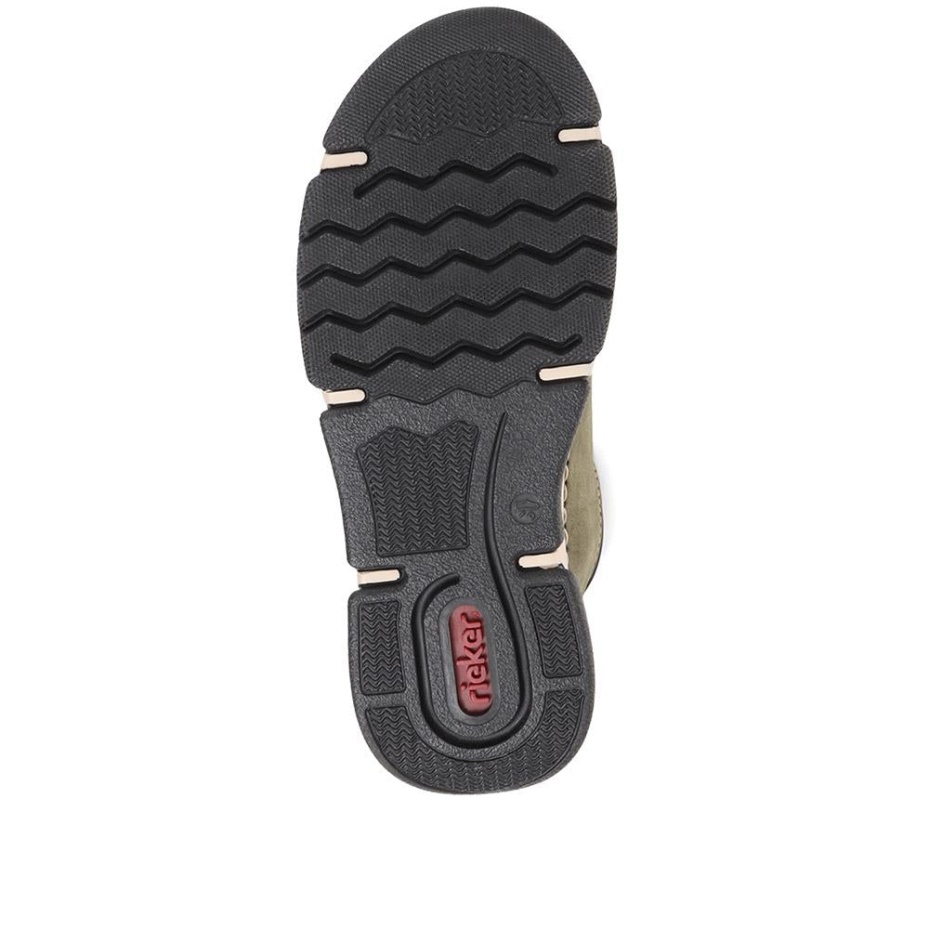 Rieker Pull-On Trainers Khaki