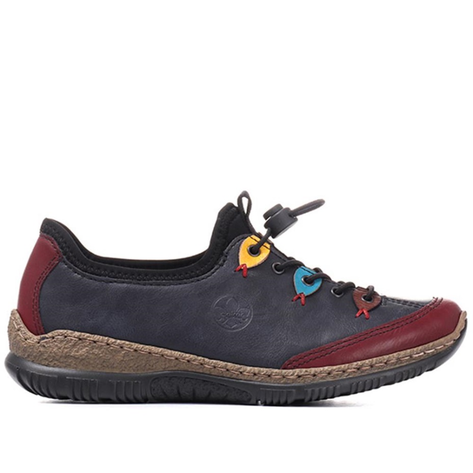 Rieker Slip-On Casual Shoes Navy Combi