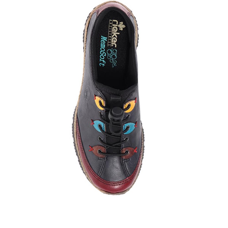 Rieker Slip-On Casual Shoes Navy Combi