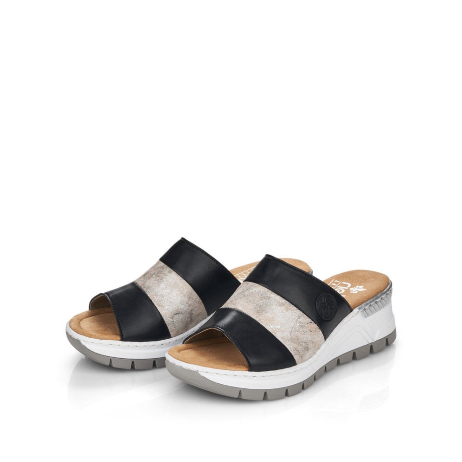 Rieker Schwarz 66492 Rose